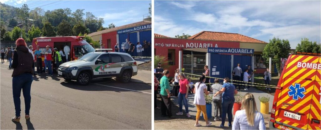 Tragédia: Homem invade creche e mata crianças e professora com facão