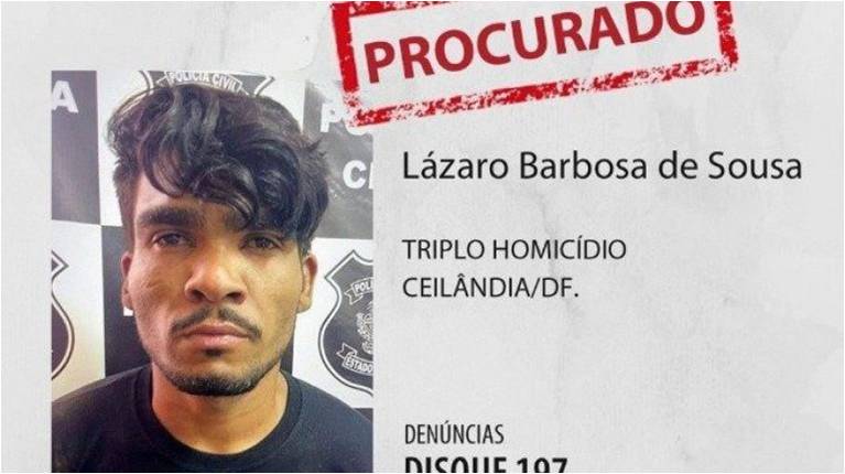 Lázaro Barbosa tem água, comida e cama; quem está ajudando o criminoso? Polícia faz revelação impactante