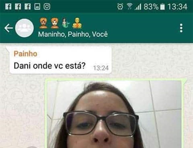 Garota envia